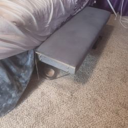 $60**OBO** Acrylic Gray Bench 