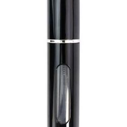 2 pcs Mini Portable Travel Atomizer Perfume Refillable Small Bottle Disinfectant Spray Black Color