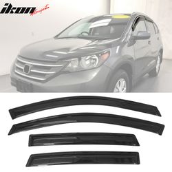 Fits 2012-2016 Honda CR-V Acrylic Window Visor Vent Sun Shade Rain Guard Deflector