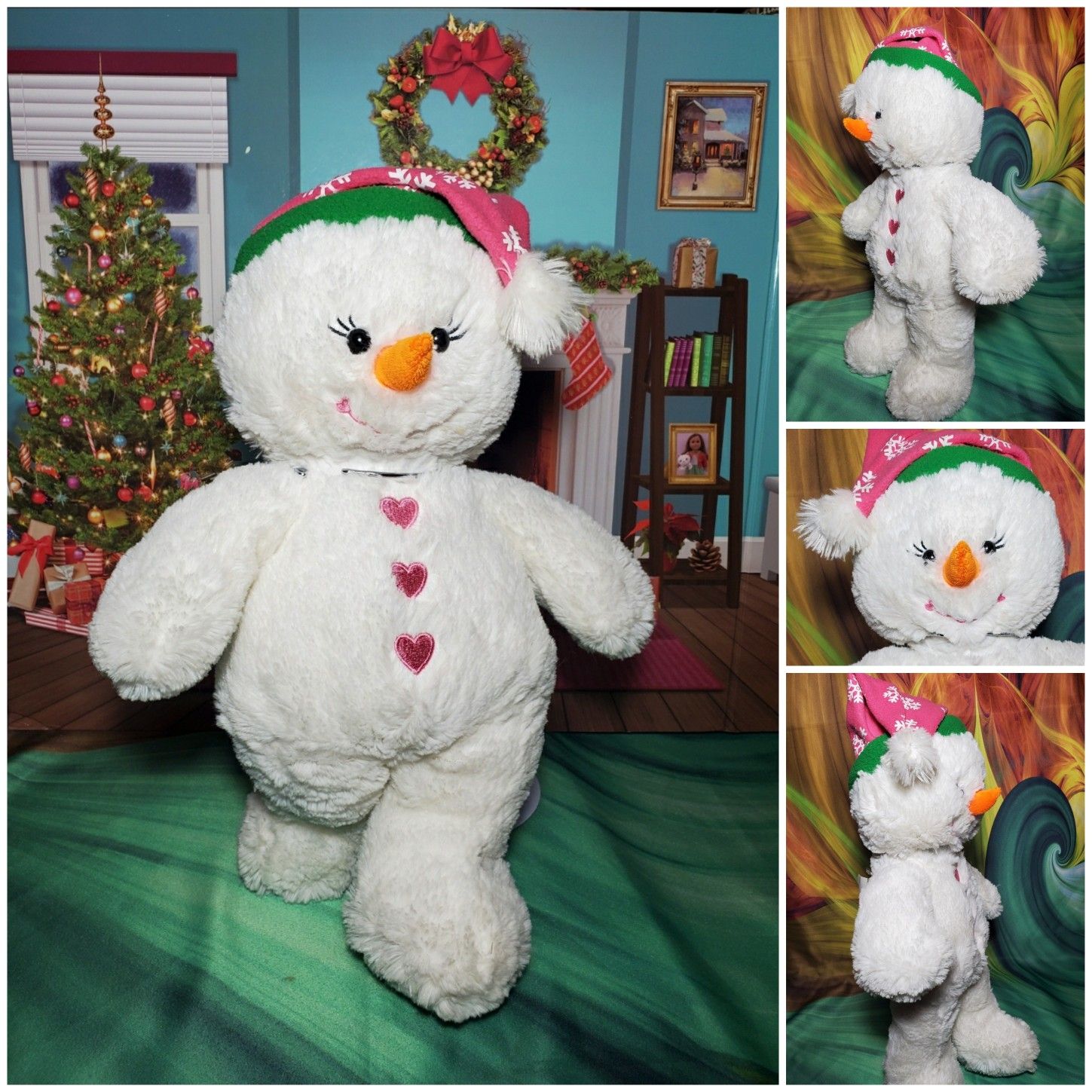 Build A Bear Snowgirl 18" Snowman Flurry Friends Mrs. Frosty