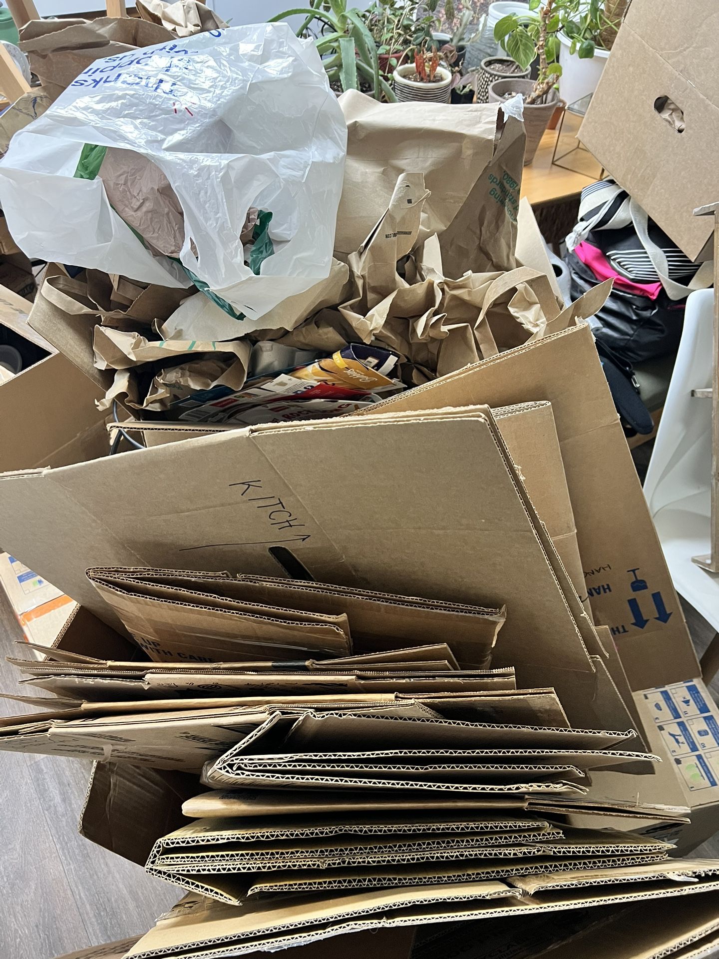 Moving boxes & Paper