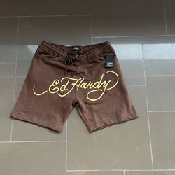 Brand New Y2K Cocoa Ed Hardy Shorts