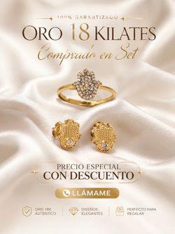 18K Gold Hamsa Ring and Earrings