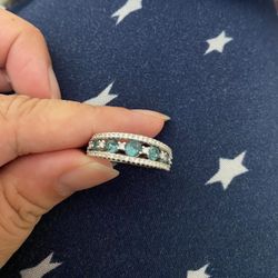 925 Sterling Silver Wedding Ring Size 9