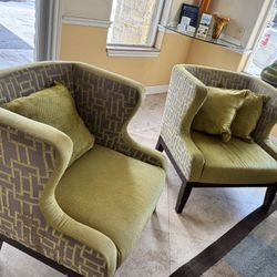 2 Accent Chairs 