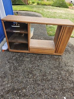 Solid Wood Entertainment Center