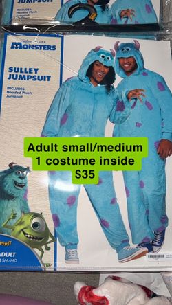 Disney Pixar Monsters Inc Sulley Jumpsuit Costume