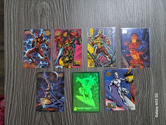 Marvel comics trading cards