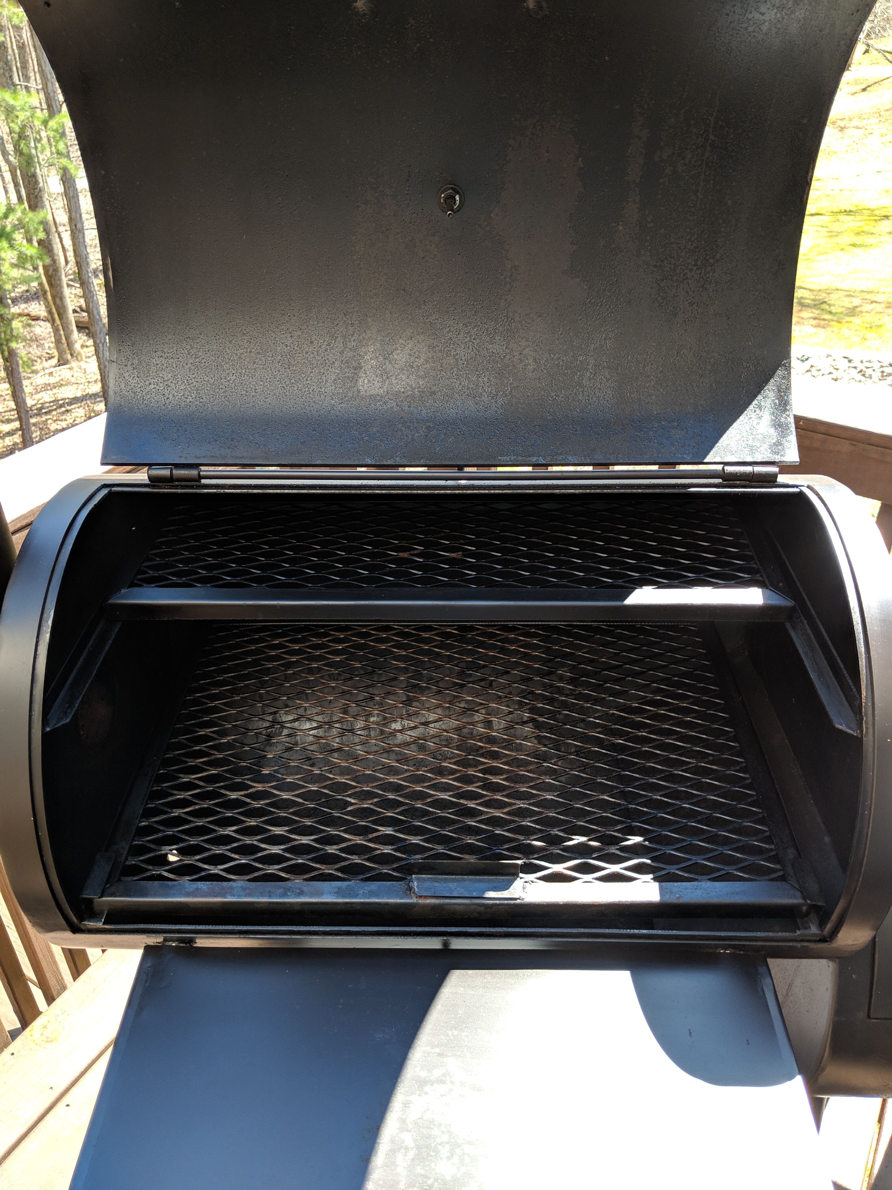 Old Country BBQ Pits Wrangler Smoker Grill handcrafted smoker made