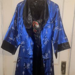 Men’s Blue Dragon Robe