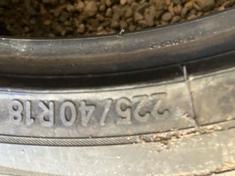 One Tire 255–40 –R18 good condition