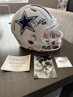 DeMarcus Ware Signed Dallas Cowboys Full Size Authentic Proline Alt ’22 Speed Helmet Beckett