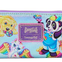 Lisa Frank Loungefly Holographic Zip Around Wallet