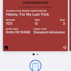 Halsey. Tickets.      Great Seats.  Sec 103 Row G