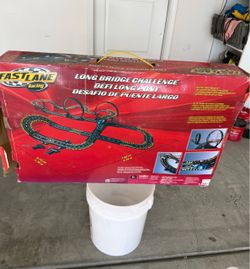 Fast Lane Racing Long Bridge Challenge Slot Car Set