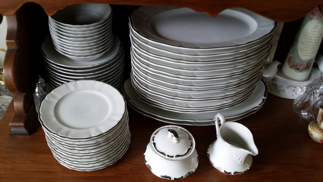 Harmony House silver Sonata fine china made in Japan series pattern 3639
