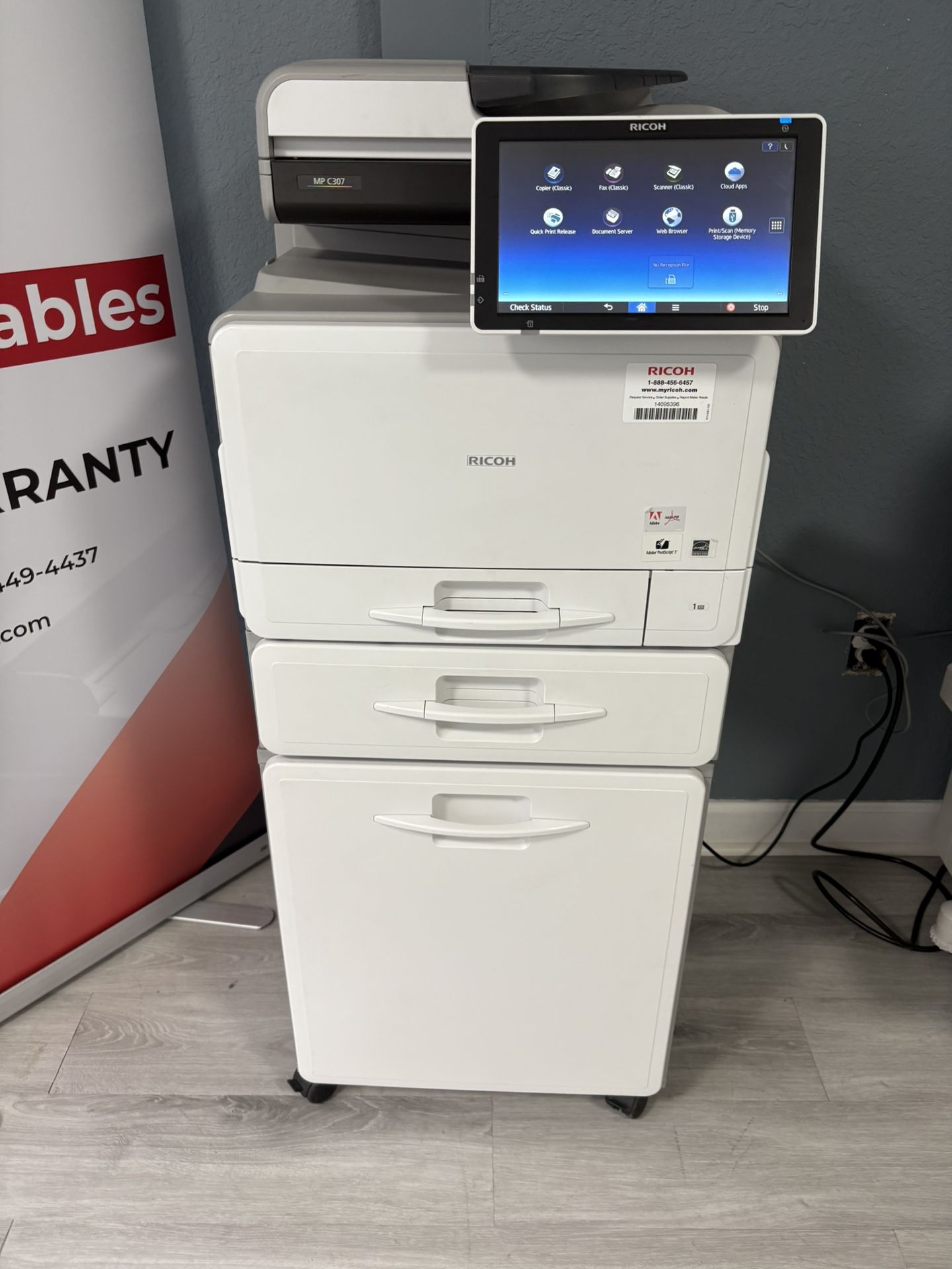 Ricoh MP C307 Color Multifunction Printer – (Delivery, Setup & 1-Year Warranty Included)