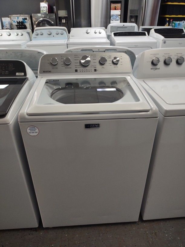 MAYTAG WASHER EXTRA POWER RINSE OPTIONS DEEP FILL SEE THROUGH