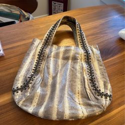 Beirn Snakeskin Hobo Bag