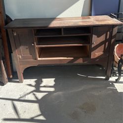 Solid Wood Antique Buffet Server