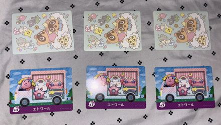 Animal Crossing Sanrio Collaboration Amiibo Cards & Sticker