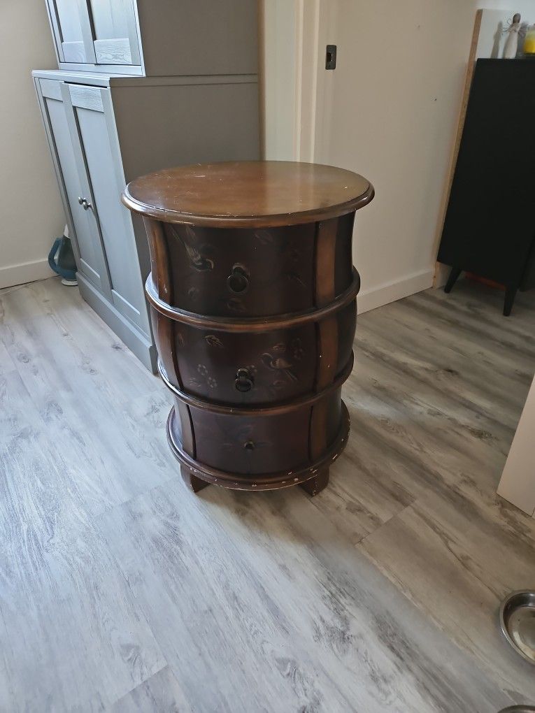 Antique Round Side Table