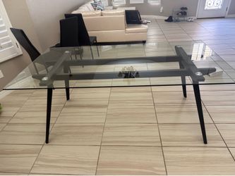 Glass table