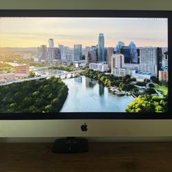 2017 iMac 27-inch 5K Display, 1TB drive, 40GB RAM, 3.4 GHz Core i5, VESA mount
