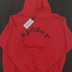 VVS Red Sp5der Hoodie 