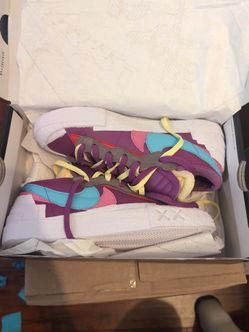 Nike Blazer Low sacai KAWS purple - VNDS sz 8.5 - 100