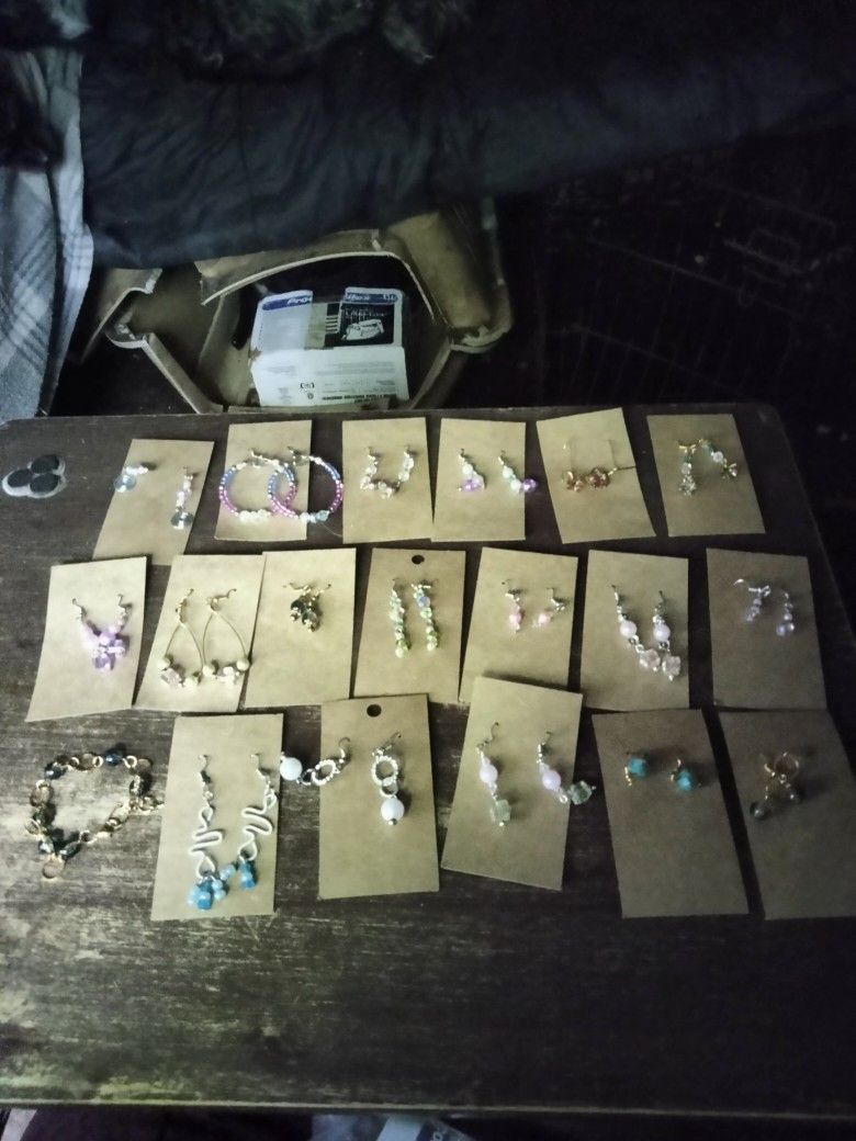 Earrings And Bracelet