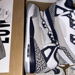 Jordan Spizike Low "White/Midnight Navy/Neutral Grey"