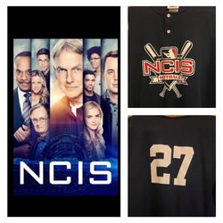TV MEMORABILIA - RARE NCIS CREW SOFTBALL JERSEY (Size XL)