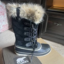 Sorel Joan Of Artic Black Ladies Boots - Make An Offer 