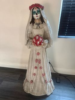 Day of the Dead Bride Figure Statue 5ft Tall