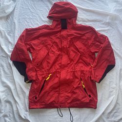 Vintage 90's Marlboro Red Adventure Team Windbreaker Rain Jacket Large