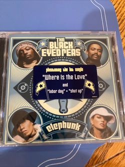 Black Eyed Peas “elephunk” vintage sealed hype sticker cd