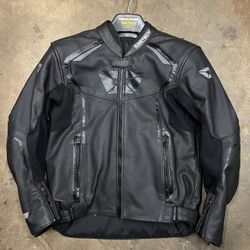 Cortech Chicane Leather Motorcycle Jacket Large