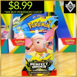 Pokémon TCG Mega Evolution Perfect Order Sleeved Booster Pack Sealed 2026