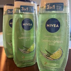 4 Nivea Lemongrass & Oil Body Wash 