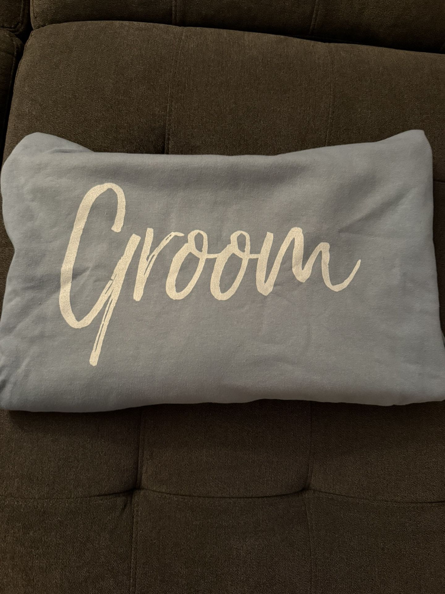 Groom Hoodie Size L