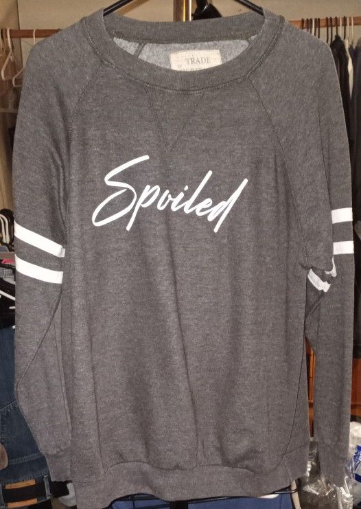 Size Large Women Sweater Spoiled