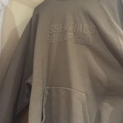 Essentials brown hoodie