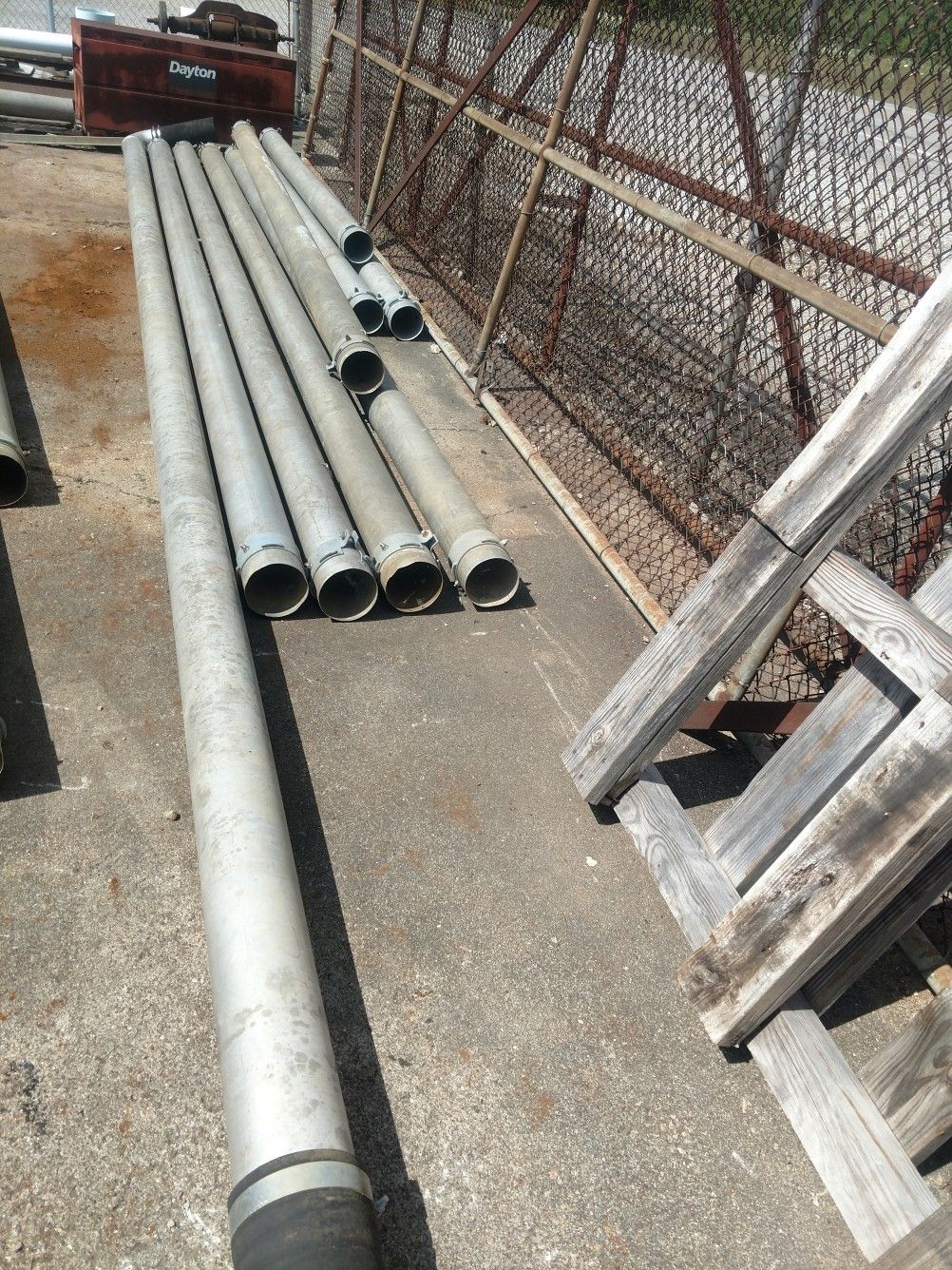 6" Aluminum pipe