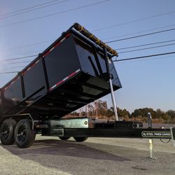 7x14x4 Dump Trailer 7k Axles 