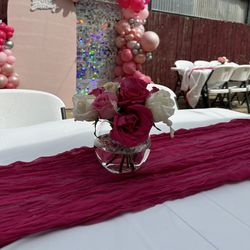 Hot Pink Table Runner 