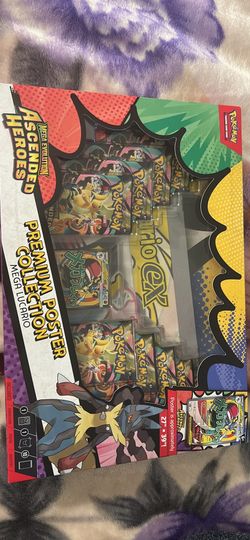 Pokemon premium poster collection mega lucario ex