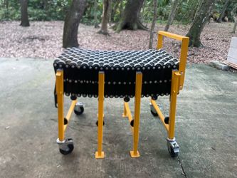 Heavy-Duty Expandable Roller Conveyor – Adjustable Height – Portable Industrial Conveyor