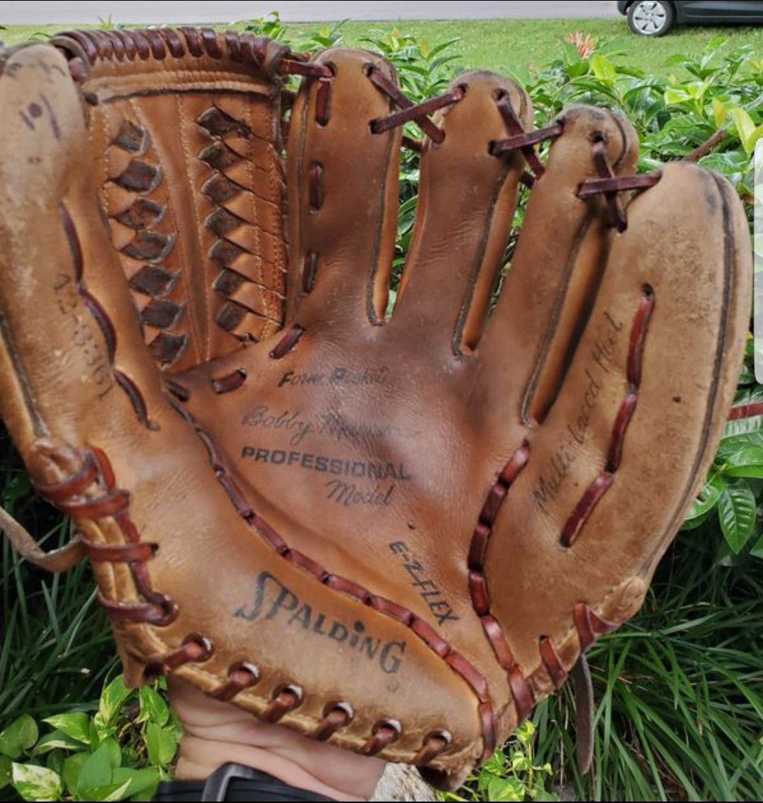 SPALDING BOBBY MURCER SIGNATURE BASEBALL GLOVE #42-3361 PROFESSIONAL MODEL