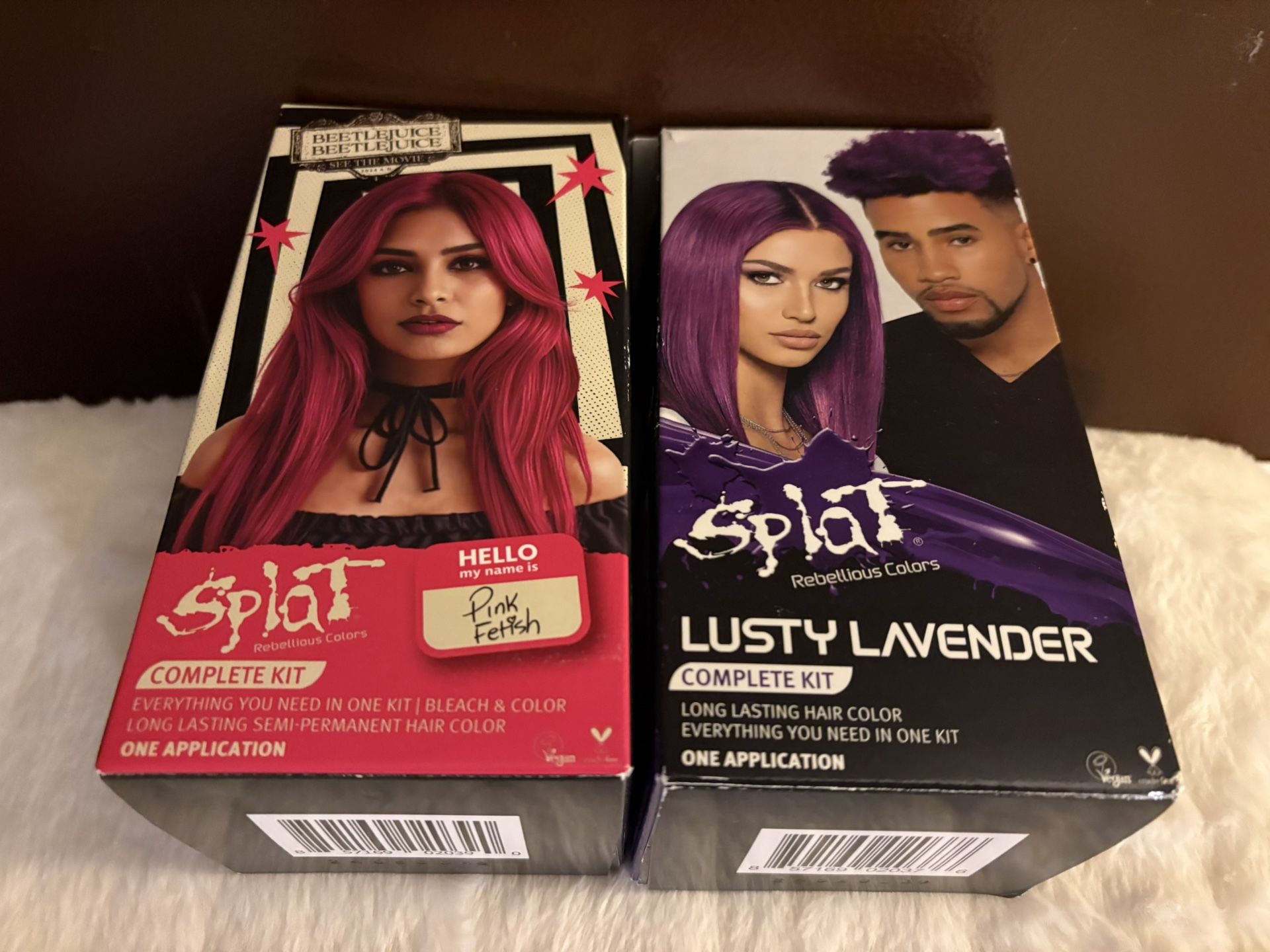 New Splat Vibrant Purple And Pink Box Hair Dye